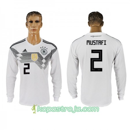 Billiga Fotbollströjor Tyskland Mustafi 2 WM 2018 Hemma tröja Långärmad